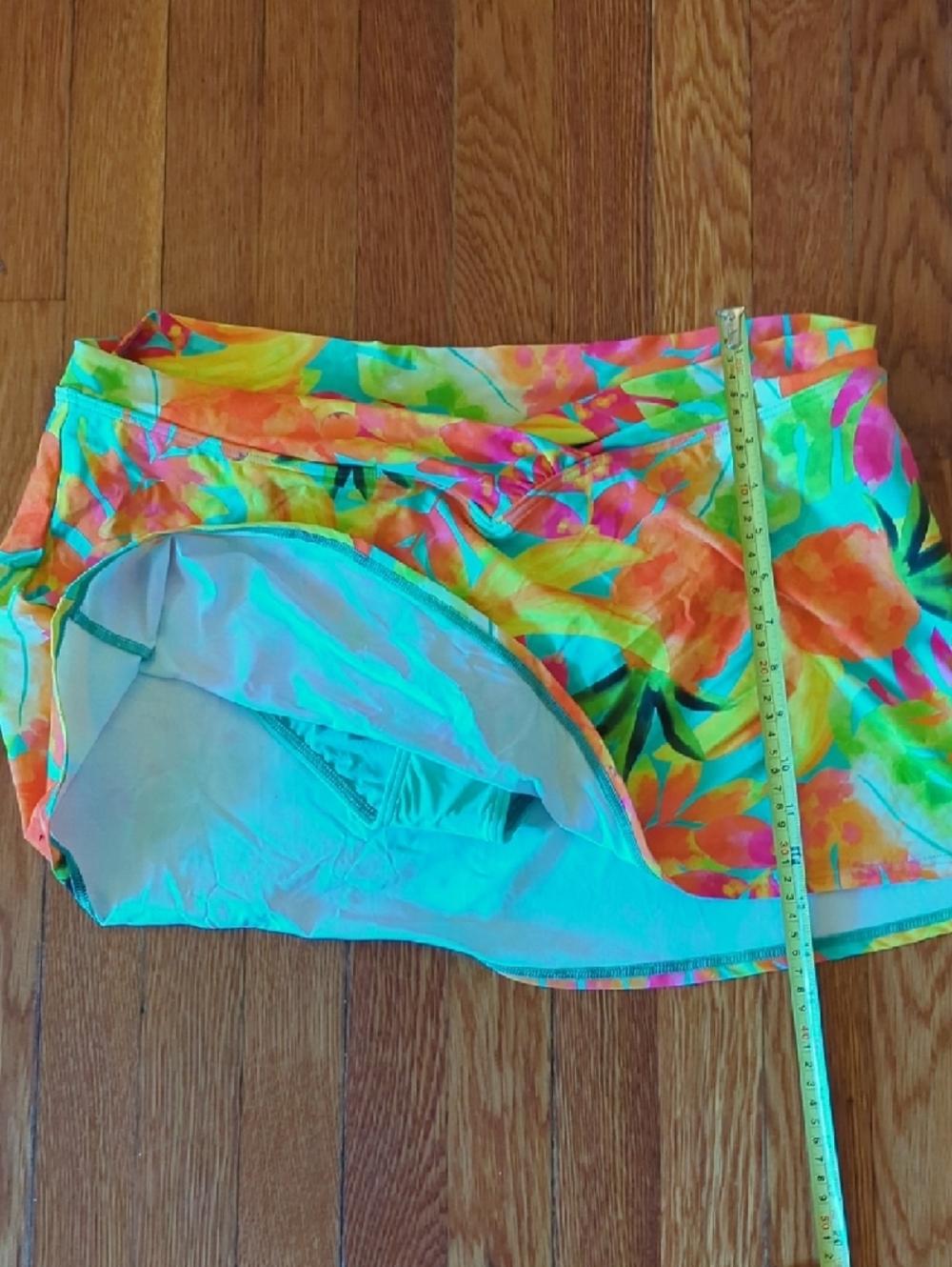 NWT Sunsets Tropical Bikini Set Swim Top & Skirt - Picture 3 of 4